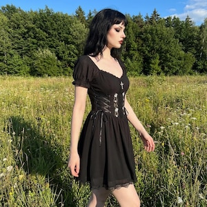 black bohemian dresses Wrap Boho Dress / Marine Corps USMC Kingform or everyday occ:Event Ready Size:2 USA
