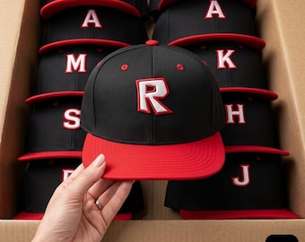 Personalisierte Initial - Roblox Gast Kappe, Gamer Snapback Hut