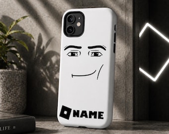 Roblox Man Face Custom Name Phone Case | Tough Case