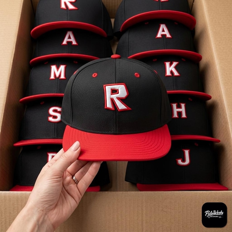 Personalized Initial - Roblox Guest Cap, Gamer Snapback Hat image 1