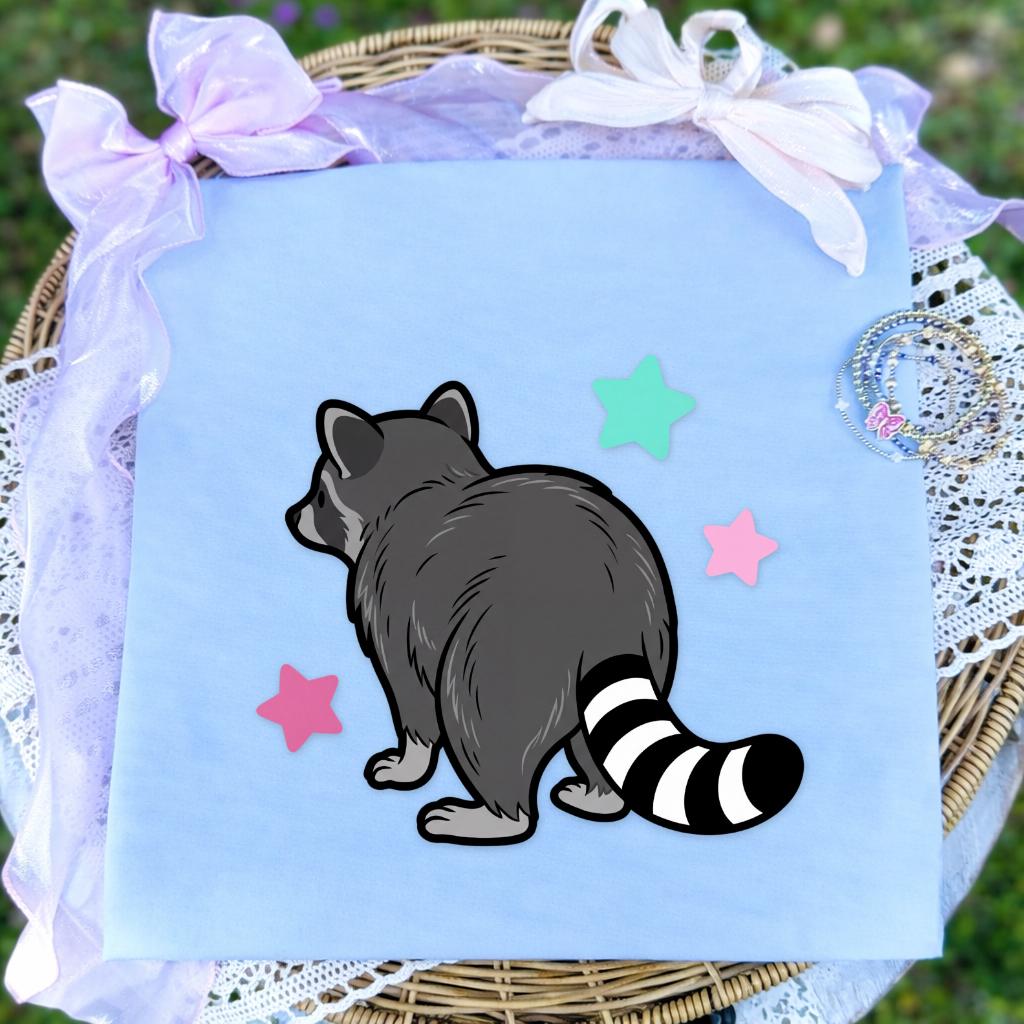 Cute Raccoon SEE Ya SOON PNG Whimsical Goodbye Raccoon Png Hand-drawn ...