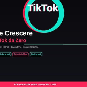 How to Grow on TikTok from Scratch | Complete PDF Guide + Script + 2025 Calendar