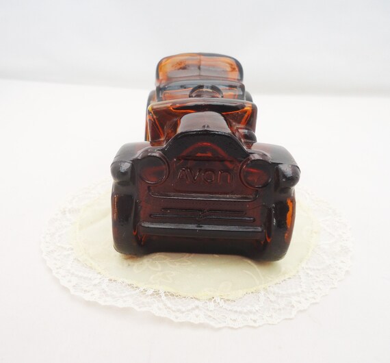 Vintage Avon Car Perfume Bottle, Amber Glass Perfume … Gem