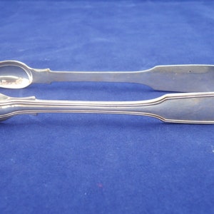 Silver plated Sugar Tongs, Simple Design Silver Plated Sugar Tongs, Vintage Silver Plated Sugar Tongs