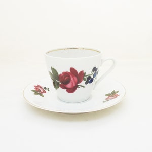 Bavaria German Tea Cup and Saucer, Bavaria Creidliz China, UK Seller