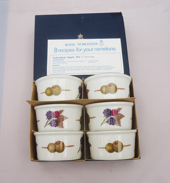 Royal Worcester Evesham Ramekins, juego de 6 Royal Worcester 