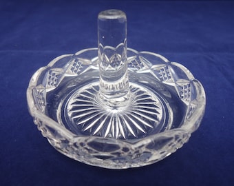 Crystal Ring Holder, Large Crystal Ring Holder, Crystal Jewellery Holder, Crystal Ring Dish