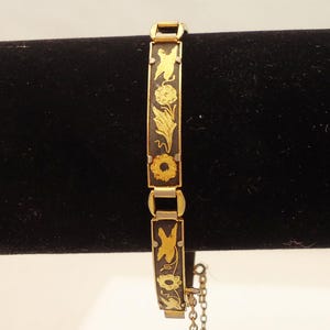 Vintage damasten armband, Toledo damast schakelarmband