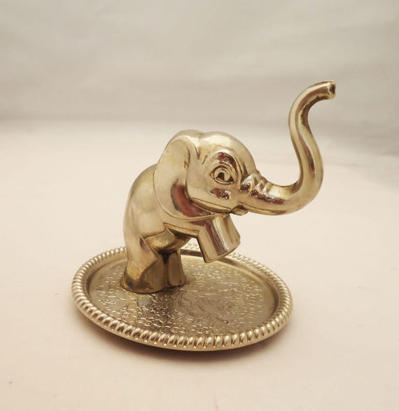 SEBA Silver Plated Ring Holder, Seba Elephant Ring Dish