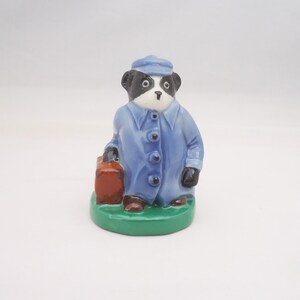 Wade Travelling Badger Figurine, Wade on Tour 1998