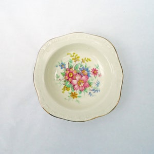 Vintage Alfred Meakin Pin Dish, Flower Design, Alred Meakin China, UK Seller image 2