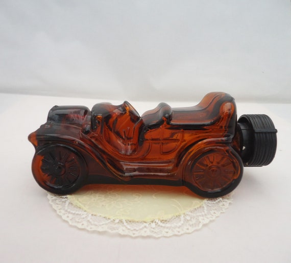 Vintage Avon Car Perfume Bottle, Amber Glass Perfume … Gem