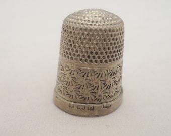 Vintage/Antique Sterling Silver Thimble