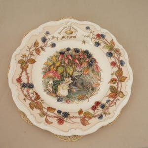 Brambly Hedge Four Seasons Plates - Etsy