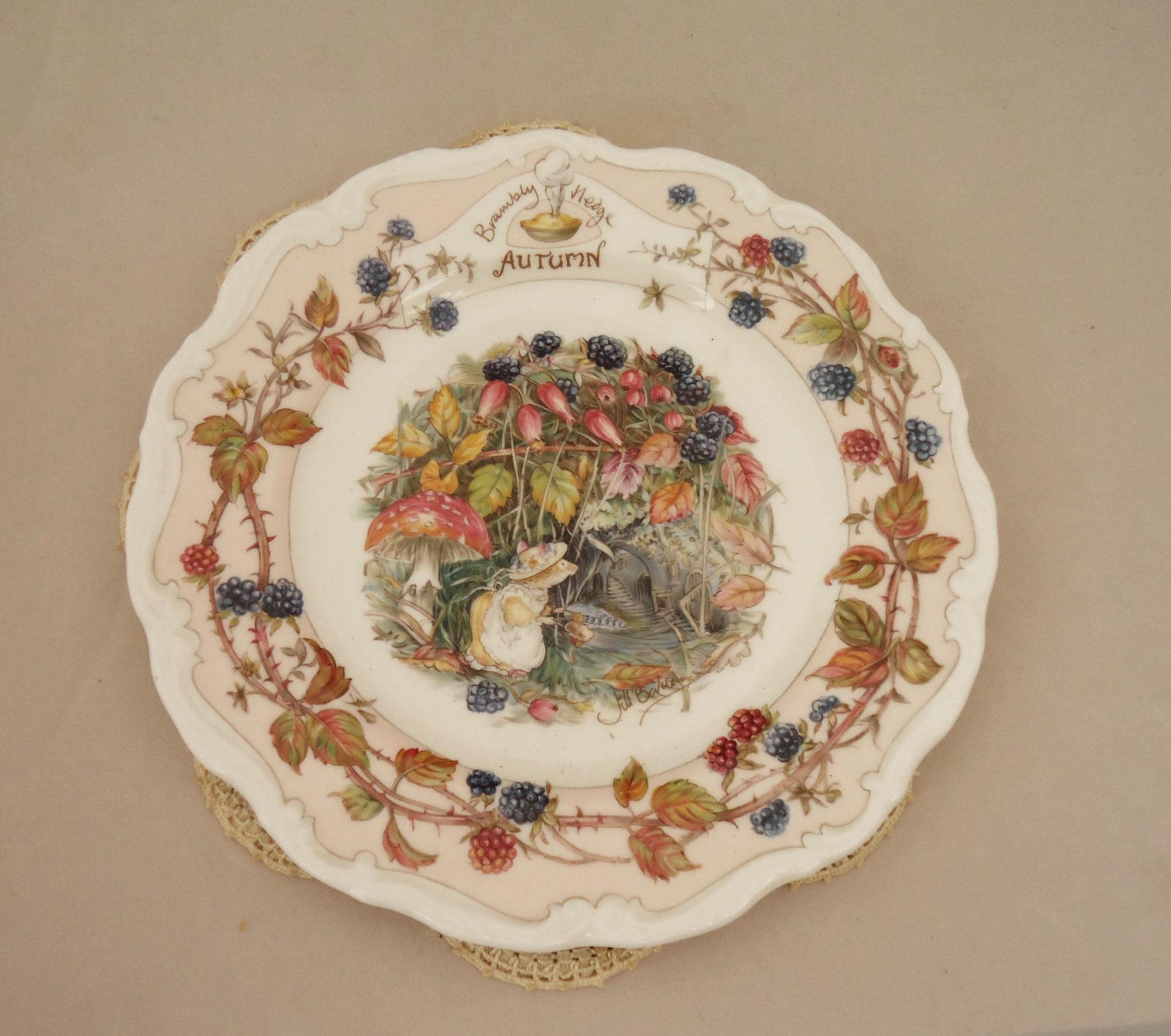 Brambly Hedge Four Seasons Plates - Etsy