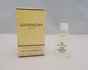 Vintage miniature perfume bottle Givenchy Le de Givenchy EDT 3 ml.