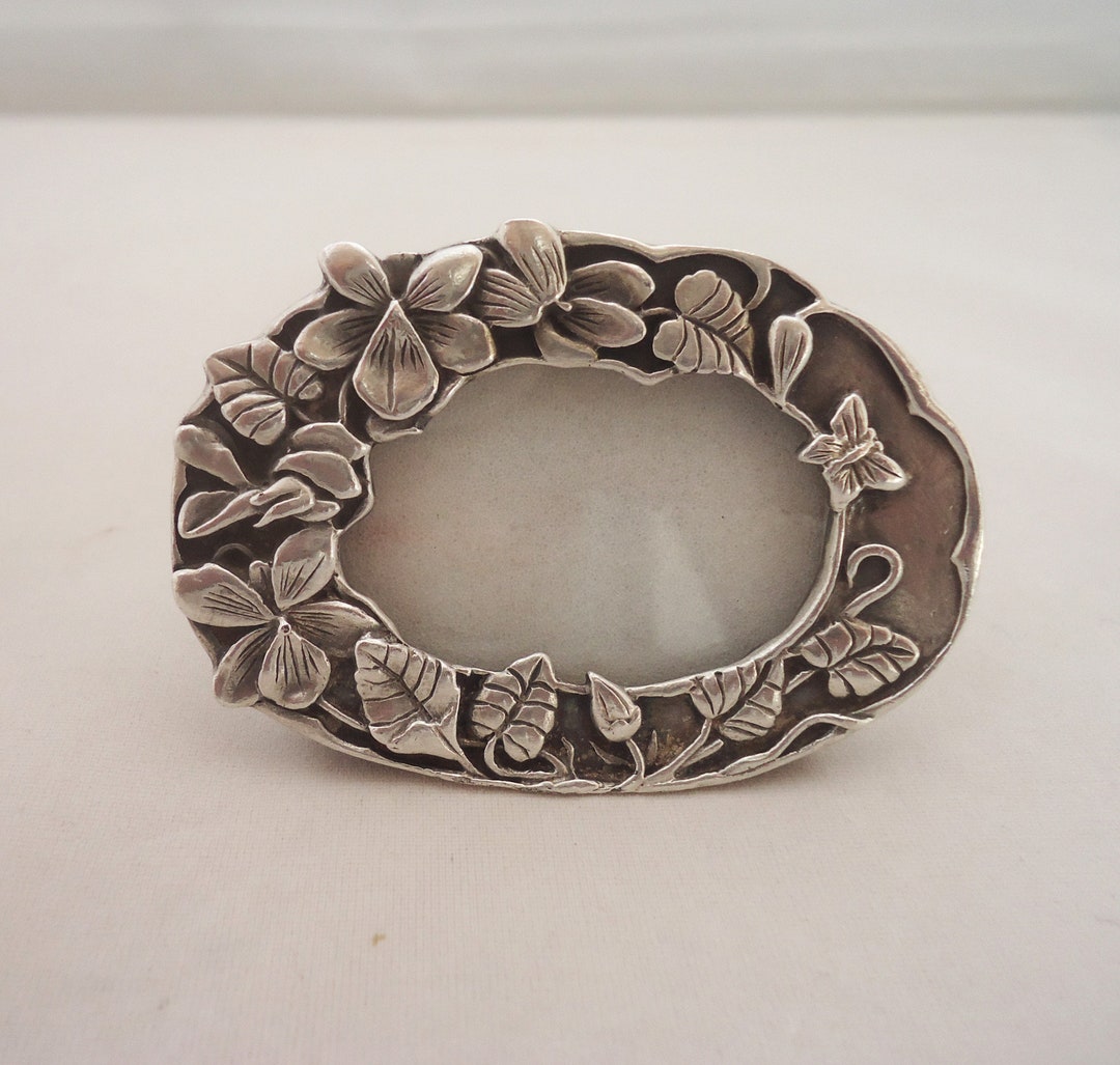 Silver Scenes Miniature Photo Frame Vintage Silver Plated Etsy
