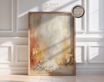 Salt of the Earth Framed Canvas, Minimalist Christian Home Decor, Biblical Fine Art Painting, Matthew 5, Printed and Shipped