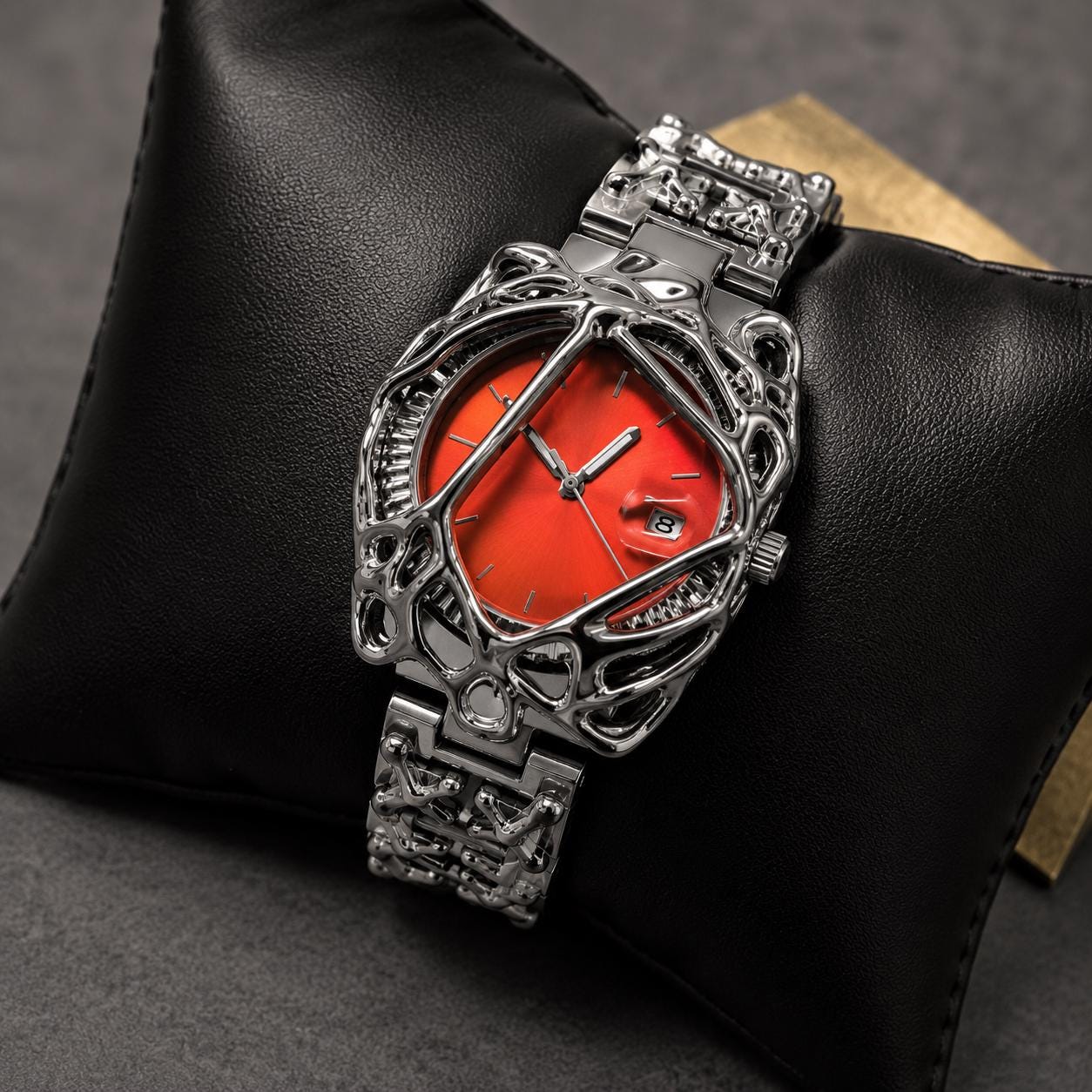 Chrome Spike Opium Gothic Watch - Etsy UK