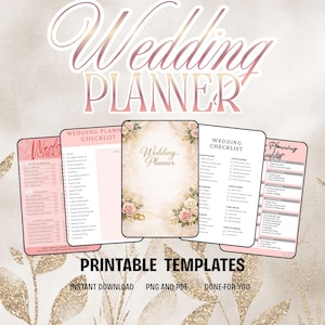 Planificador de bodas definitivo PDF PNG Organizador nupcial Lista de verificación para el compromiso Mapa de estrategia de eventos 2026 Herramienta digital para el éxito matrimonial