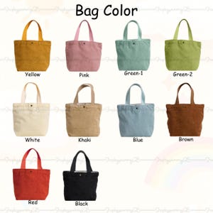 Personalized Halloween Tote Bag, Custom Name Trick or Treat Bag for ...