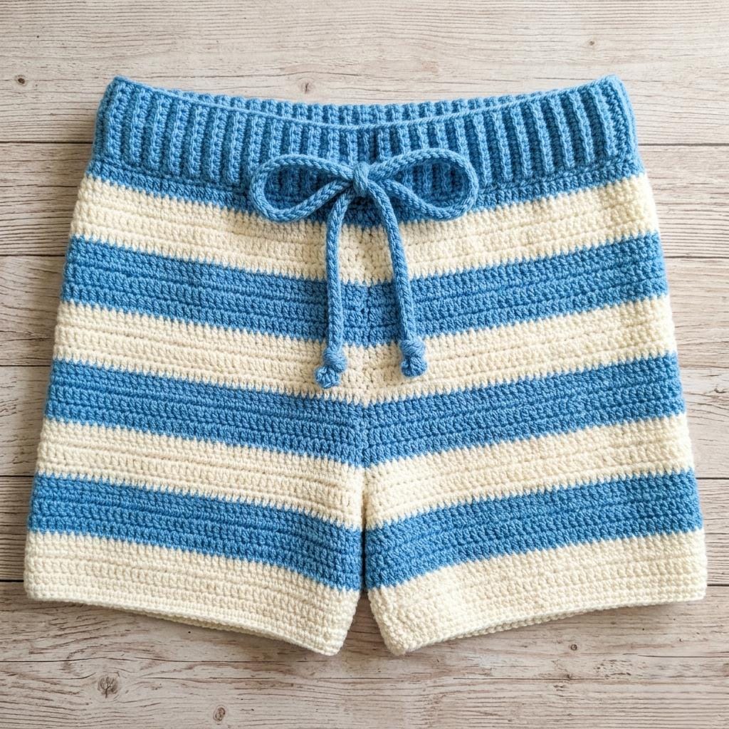 38 Women’s Crochet Shorts Patterns To Make Before Summer Hits 38 Crochet ribbed waistband shorts