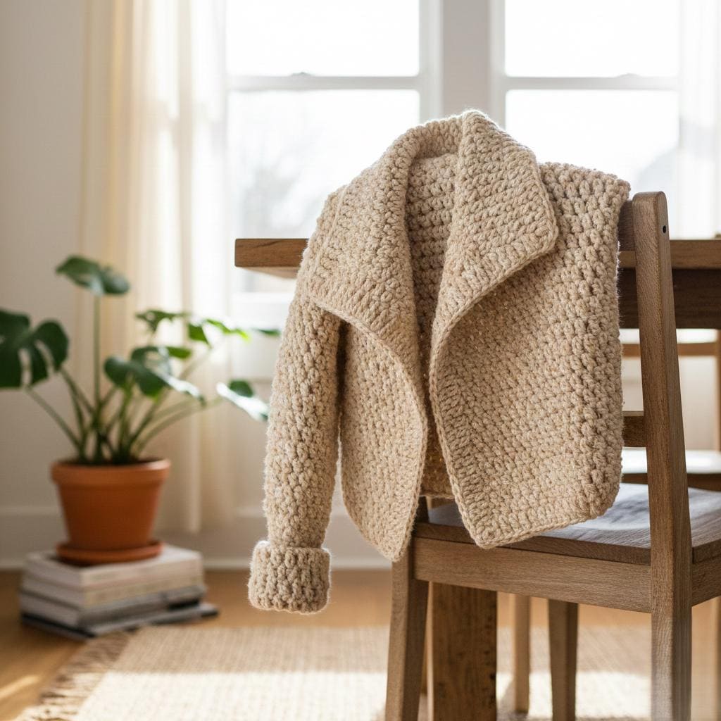 40 Cardigan Crochet Patterns for Easy Layering, Color, and Cozy Handmade Style 17 Lemon Peel Crochet Cardigan