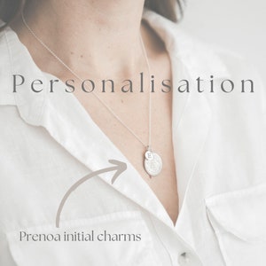 Personsaliation is possible for this design, using a real sterling silver initial disc tag. Simply add to basket with your coin necklace.