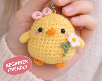 Crochet Chic Schlüsselanhänger Muster | Anfänger Amigurumi (PDF Pattern)