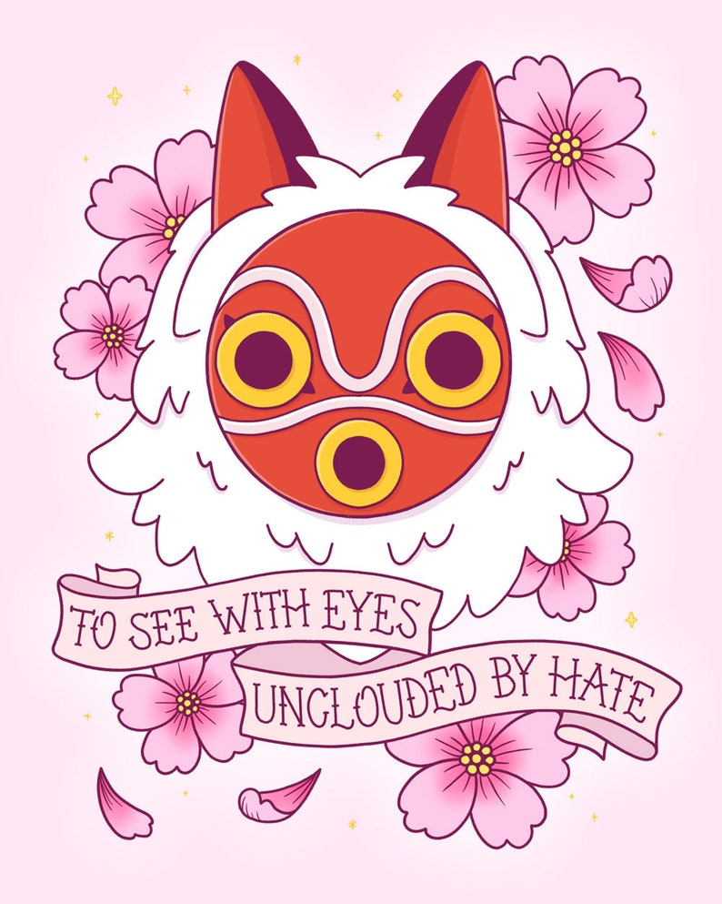 To See With Eyes Unclouded by Hate Large Art Print // 8x10 Etsy