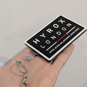 Keyring Display for Finishers Patch (Not an official HYROX Product)