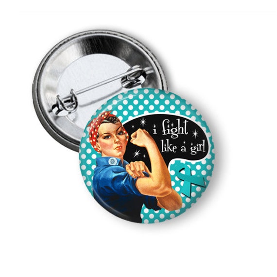 8 Ovarian cancer awareness pinback button badge or magnet Il_570xn