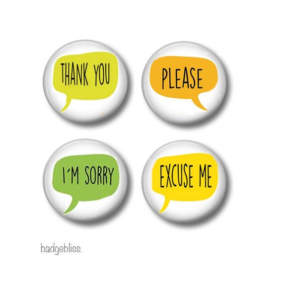 Good manners fridge magnets Il_570xn
