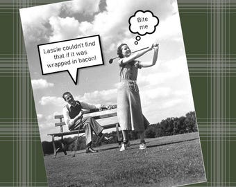 Any Occasion Card for Golfing Friend, Golf Humor, Printable PDF