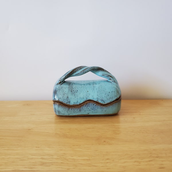 Pottery Butter Dish Etsy