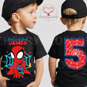 Birthday T Shirt,  and Friends Theme Party, Family Matching, Superhero Birthday All sizes, Unisex Tee DV40