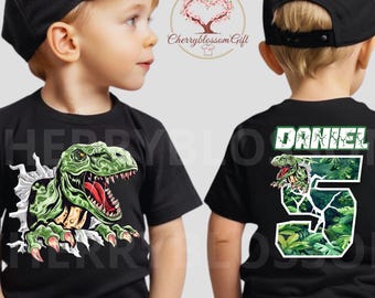 Personalized Boy Birthday Shirt, Theme Party, Family Matching Tee, Gift for Kids, Unisex Tee, All Sizes DV25