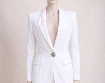 Viscose blazer Gianfranco Ferré vintage, womens 80s