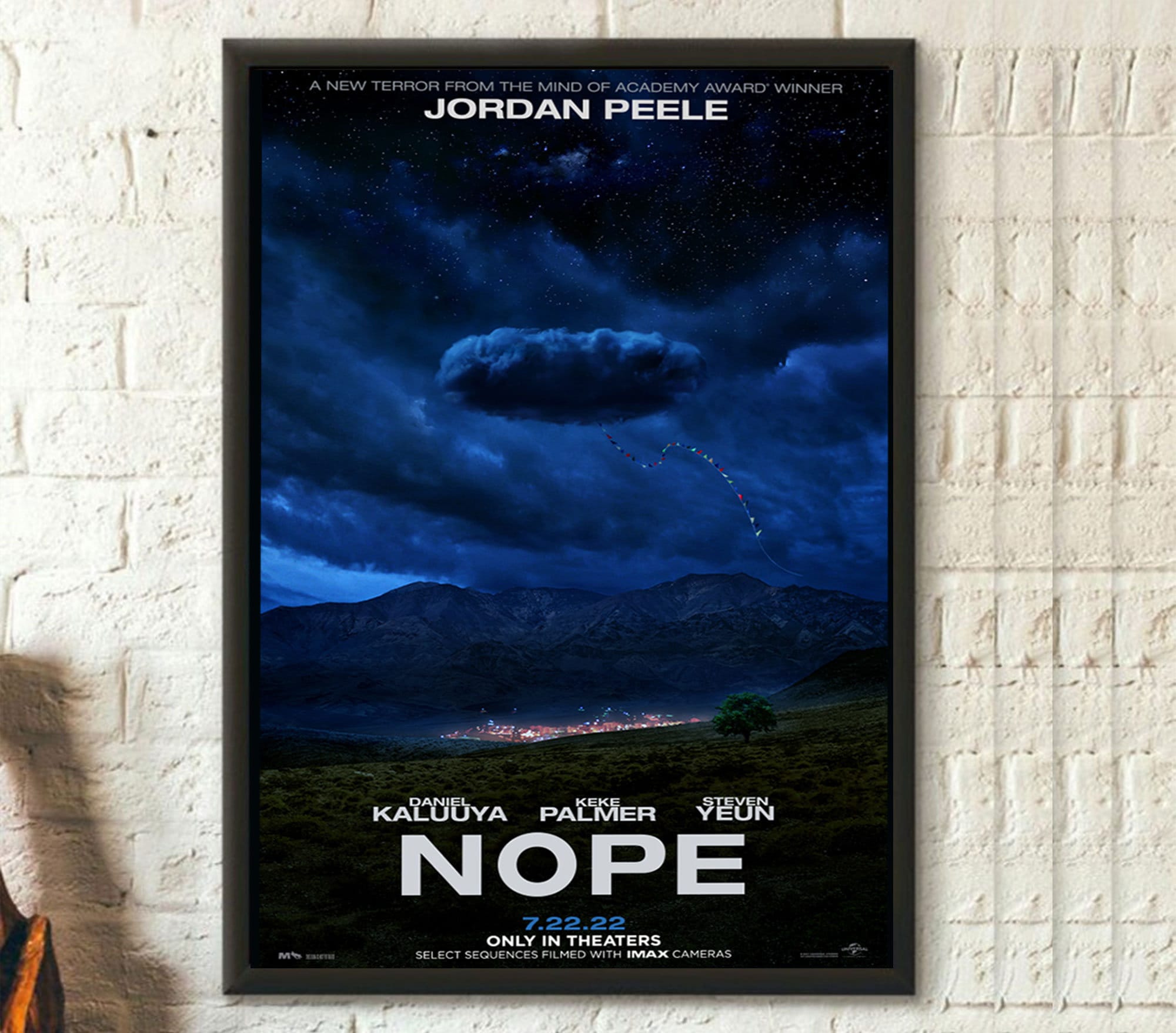 NOPE Jordan Peele Movie Poster, Nope 2022 Movie Poster, Nope Movie