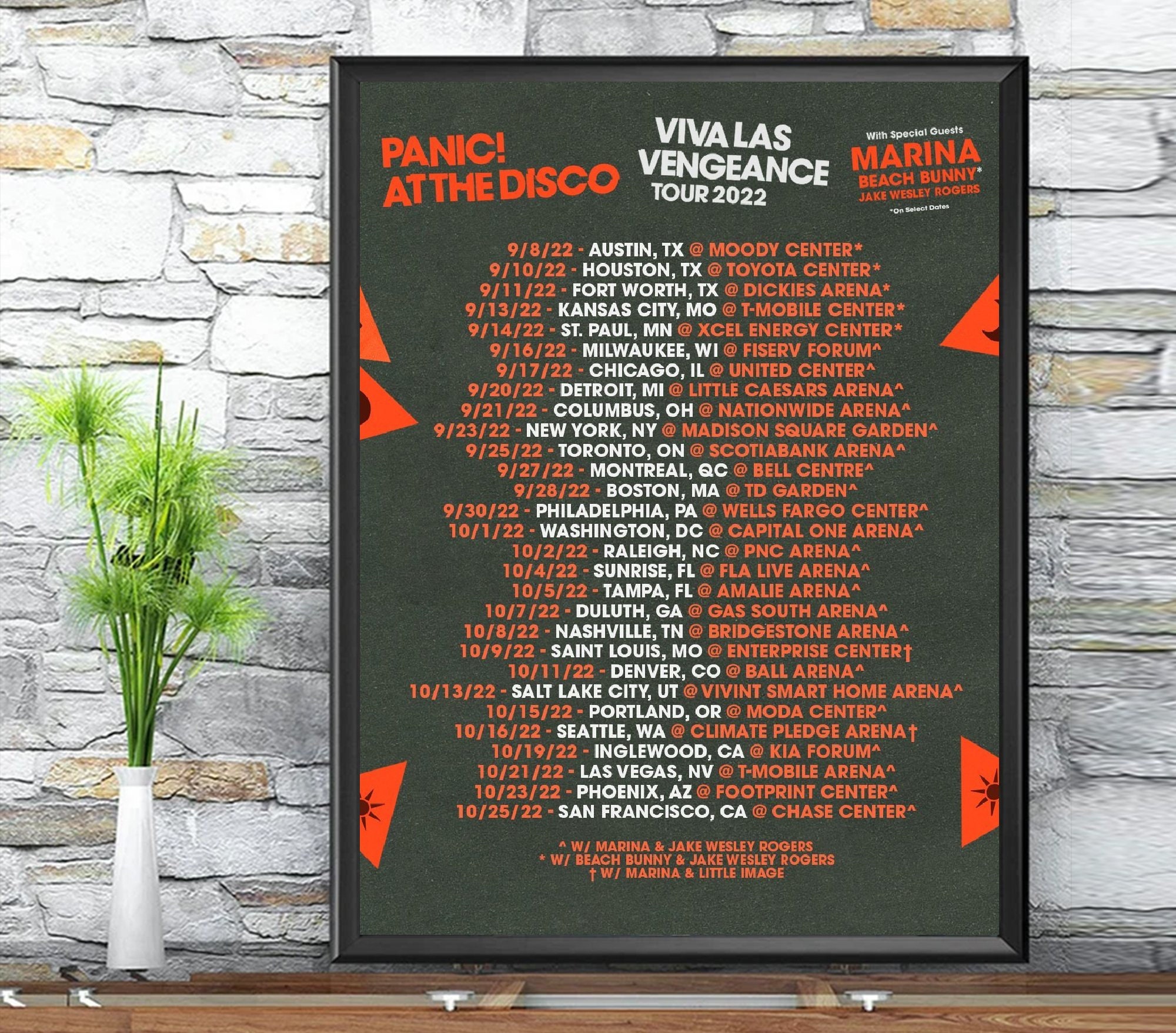Trendy Panic At The Disco Tour 2022 Posters Designs 2023 | Shop On ...