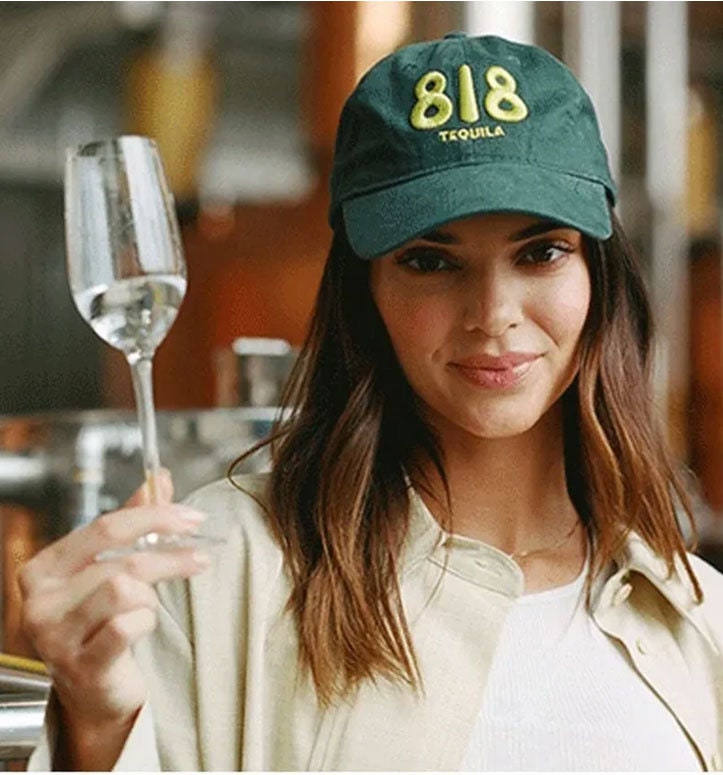 818 Tequila Embroidered Hat Kenny's Tequila Delivery 818 Etsy