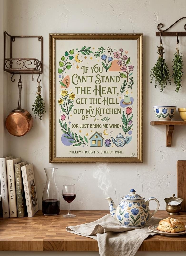 Get Out My Kitchen Sign - Etsy