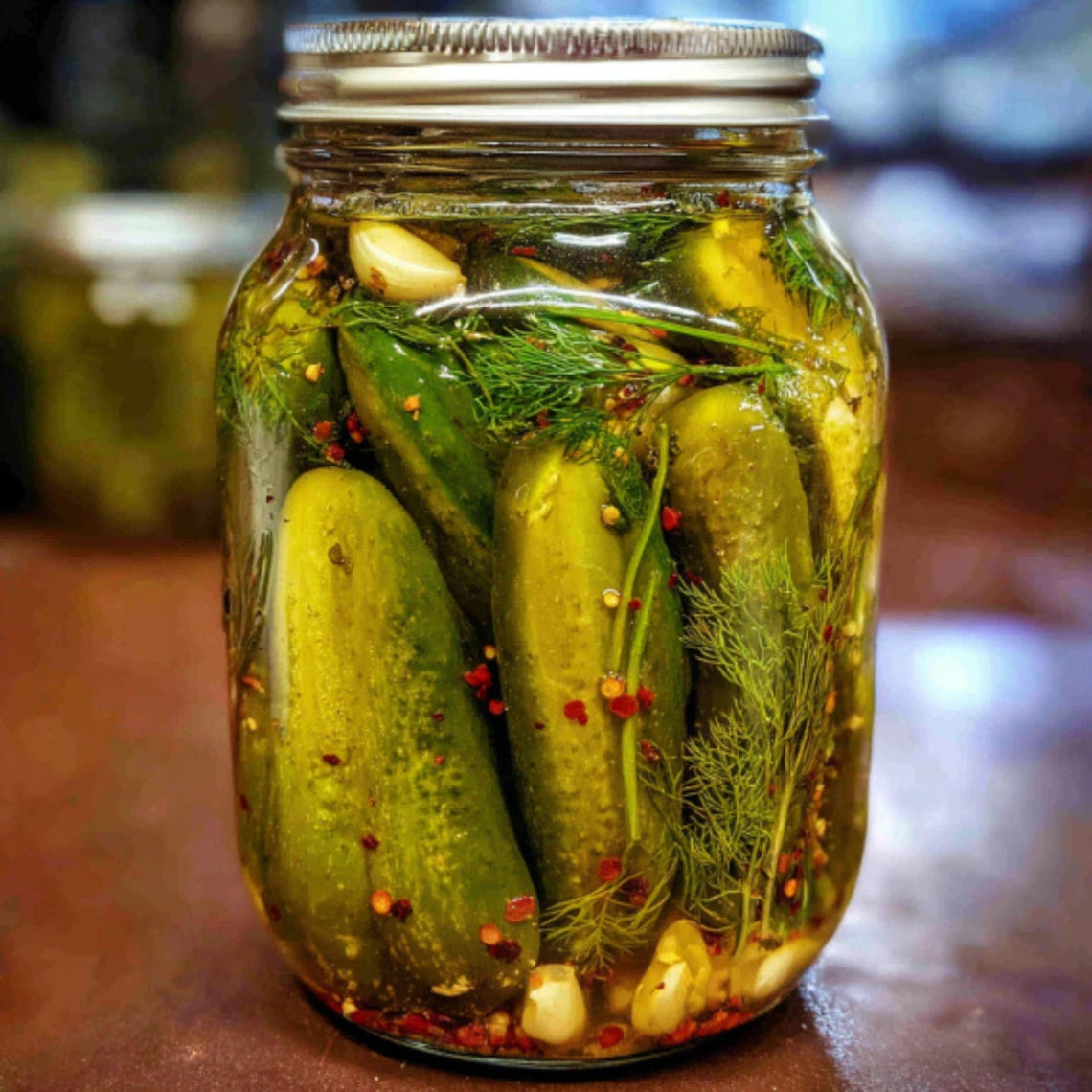 Spicy Garlic Dill Pickles Recipe PDF - Easy Homemade Pickling Digital ...