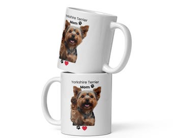 Tazza per la mamma di Yorkshire Terrier, Tazza da caffè con Yorkshire Terrier, Regalo per amanti degli Yorkshire Terrier, Tazza con Yorkshire Terrier carino, Tazza per la mamma di cani, Regalo per amanti degli Yorkshire Terrier