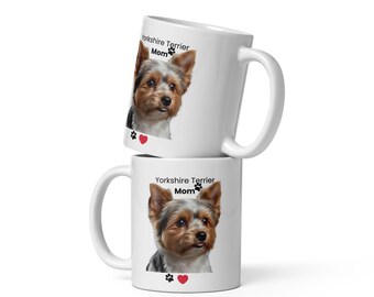 Tazza per la mamma di Yorkshire Terrier, Tazza da caffè con Yorkshire Terrier, Regalo per amanti degli Yorkshire Terrier, Tazza con Yorkshire Terrier carino, Tazza per la mamma di cani, Regalo per amanti degli Yorkshire Terrier