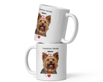 Tazza per la mamma di Yorkshire Terrier, Tazza da caffè con Yorkshire Terrier, Regalo per amanti degli Yorkshire Terrier, Tazza con Yorkshire Terrier carino, Tazza per la mamma di cani, Regalo per amanti degli Yorkshire Terrier