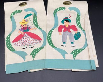 Servilletas de lino puro Vintage Paragon bordadas a mano, diseño para hombre y mujer.