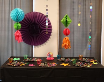 Kit de fiesta de neón para 6