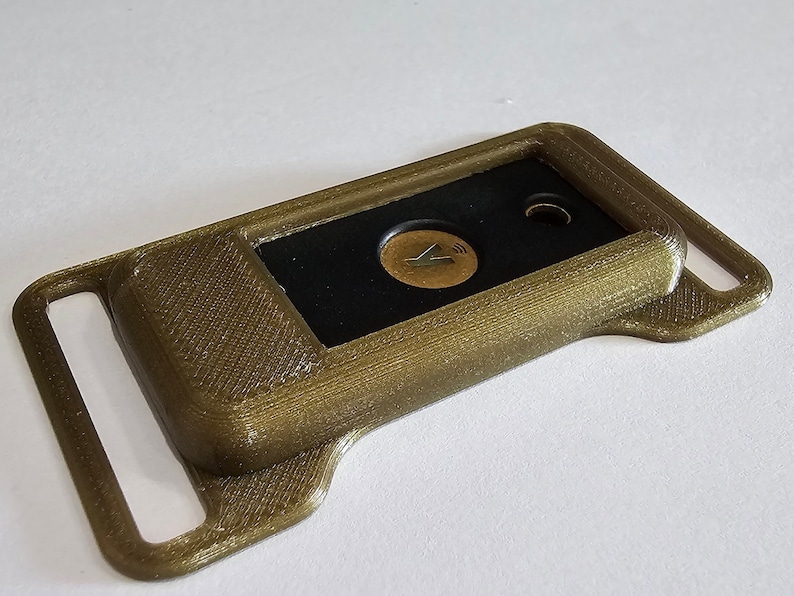 Bronze Yubikey watchband holder