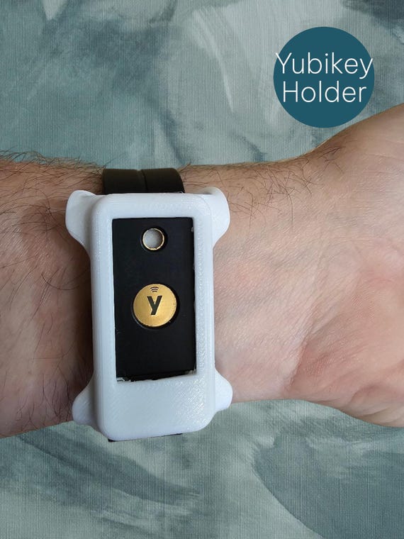 Yubikey 5 NFC wristwatch flexible watch band holder